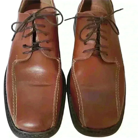 Bostonian Strada Men's Oxford Cap-Toe Dress Shoe Brown Size 8M - Picture 2 of 8